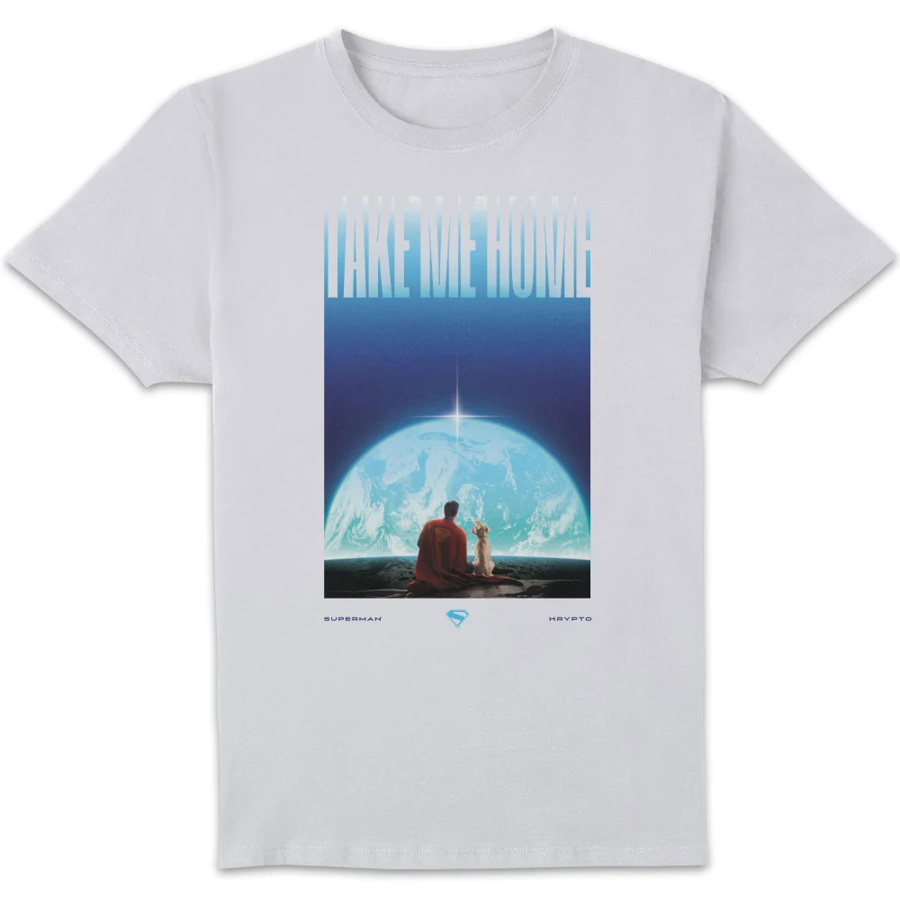 Superman Unisex T-Shirt - White - S Afbeelding 1