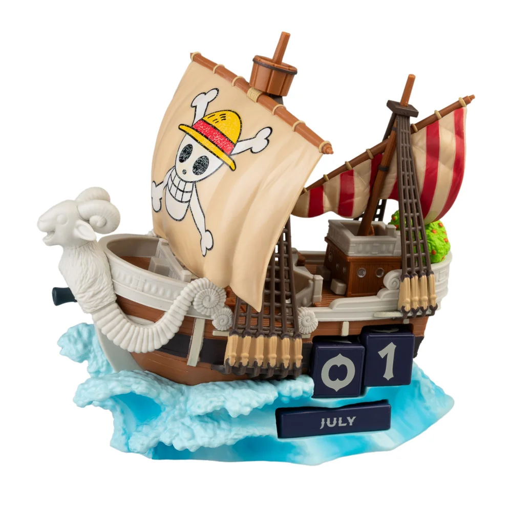 One Piece Netflix 3D Going Merry Perpetual Calendar Afbeelding 1