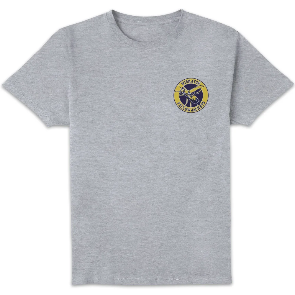 Yellow Jackets Collegiate Unisex T-Shirt - Grey - S Afbeelding 1