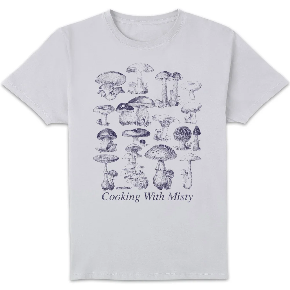 Yellow Jackets Shrooms Unisex T-Shirt - White - S Afbeelding 1