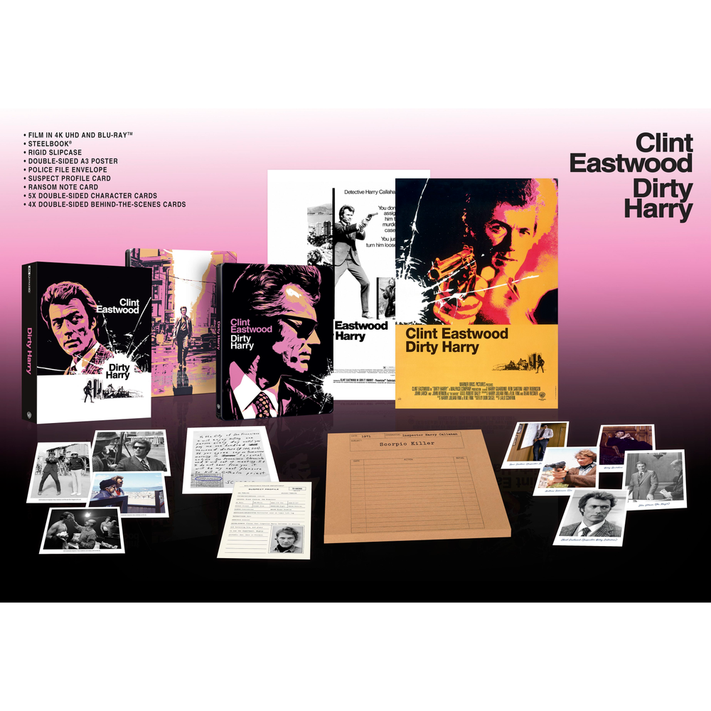 Dirty Harry Collector's Edition 4K Ultra HD SteelBook Afbeelding 1