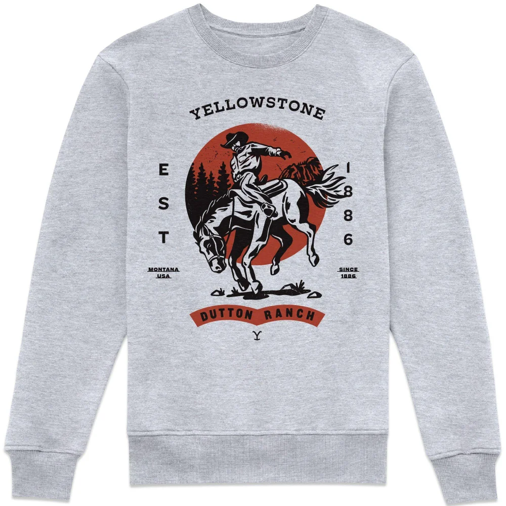 Yellowstone Saddle Up Sweatshirt - Grey - XS Afbeelding 1