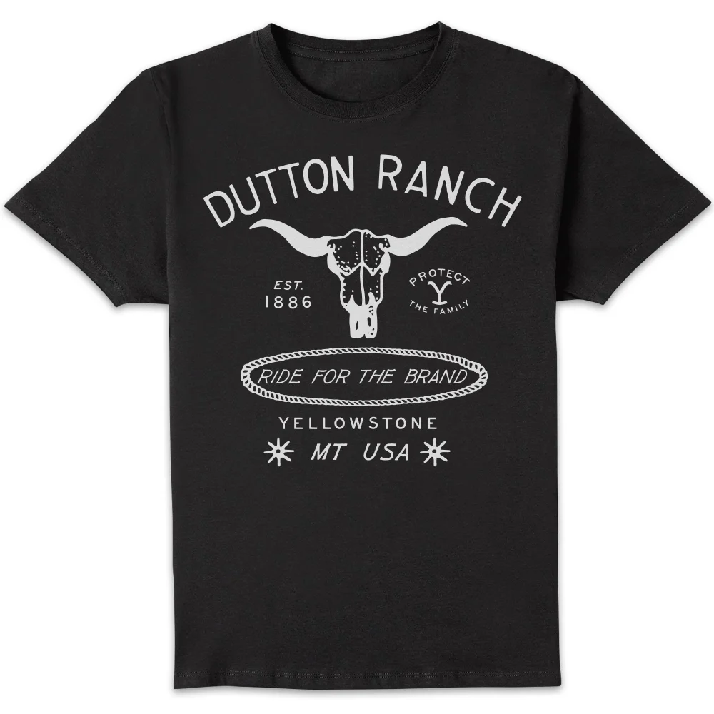 Yellowstone Ride For The Brand Unisex T-Shirt - Black - S Afbeelding 1