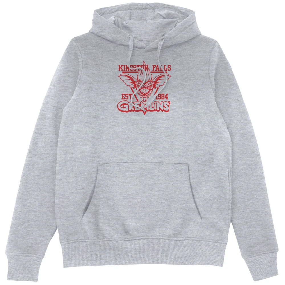 Gremlins Stripe Collegiate Hoodie - Grey - S Afbeelding 1