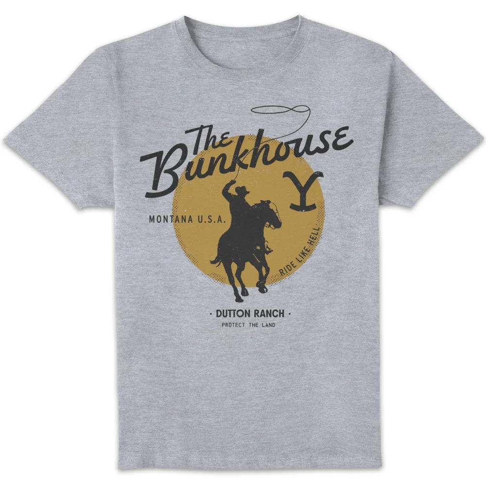 Yellowstone The Bunkhouse Unisex T-Shirt - Grey - S Afbeelding 1