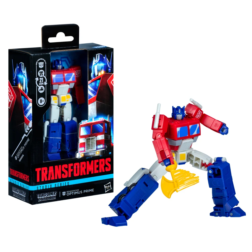 Transformers Studio Series Deluxe Class Transformers: Devastation Optimus Prime 11.5-cm Action Figure, 8+ Afbeelding 1