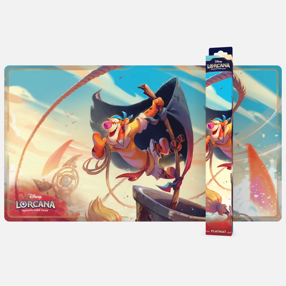 Disney Lorcana Trading Card Game Archazia's Island Tigger In The Crow's Nest Playmat Afbeelding 1