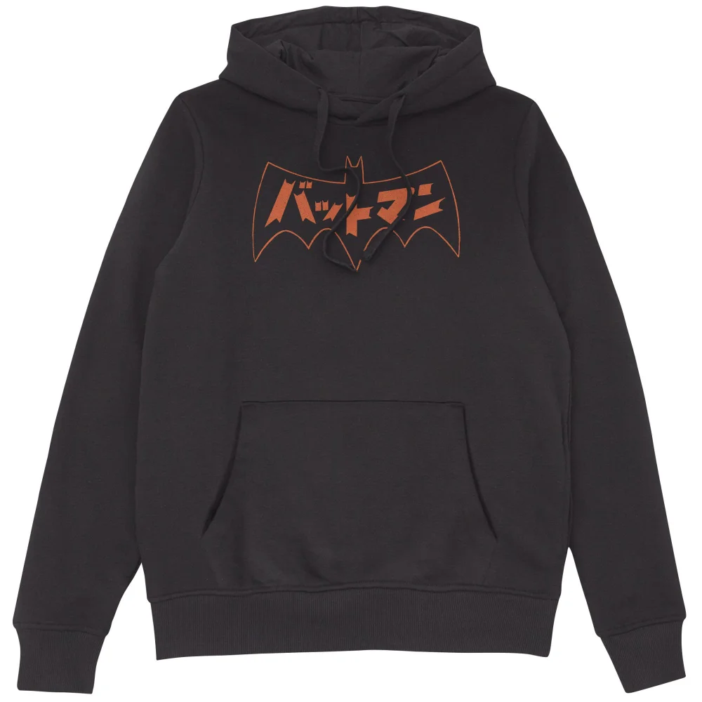 Batman Japanese Logo Hoodie - Black - S Afbeelding 1