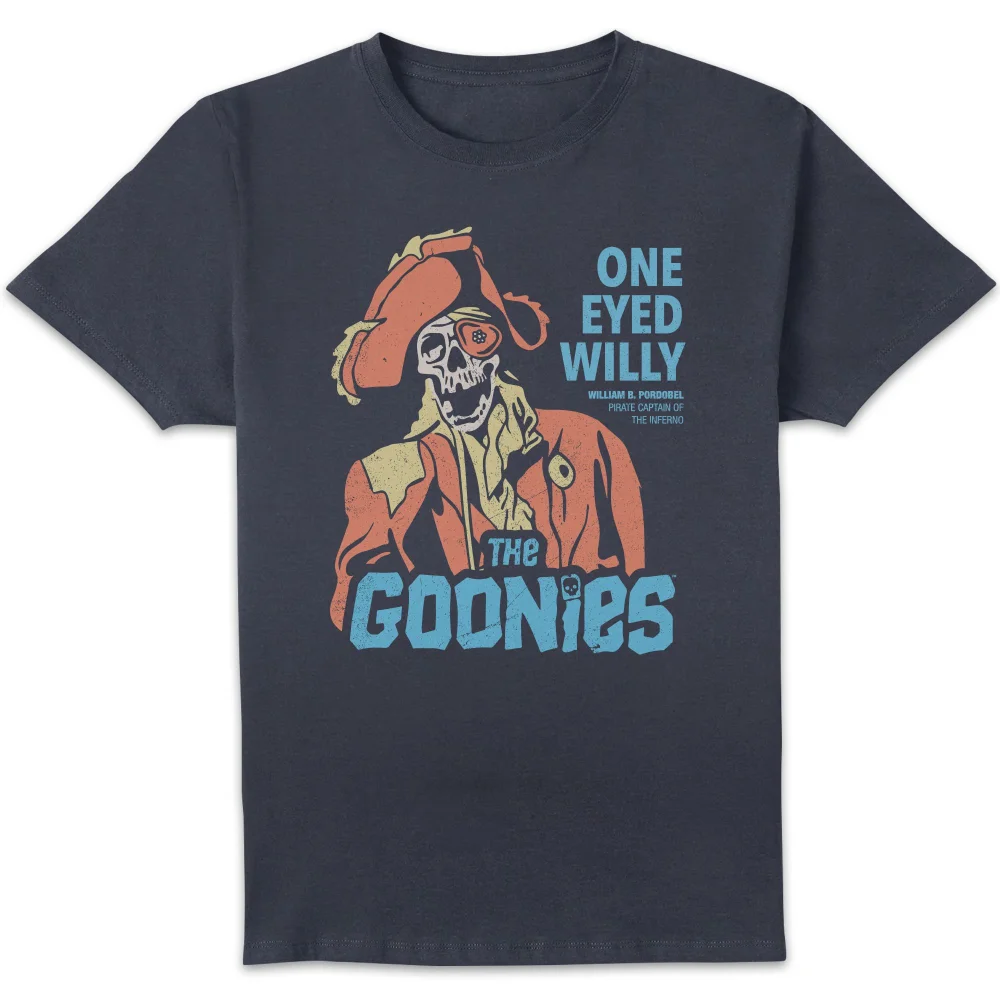The Goonies One Eyed Willy Unisex T-Shirt - Navy - S Afbeelding 1