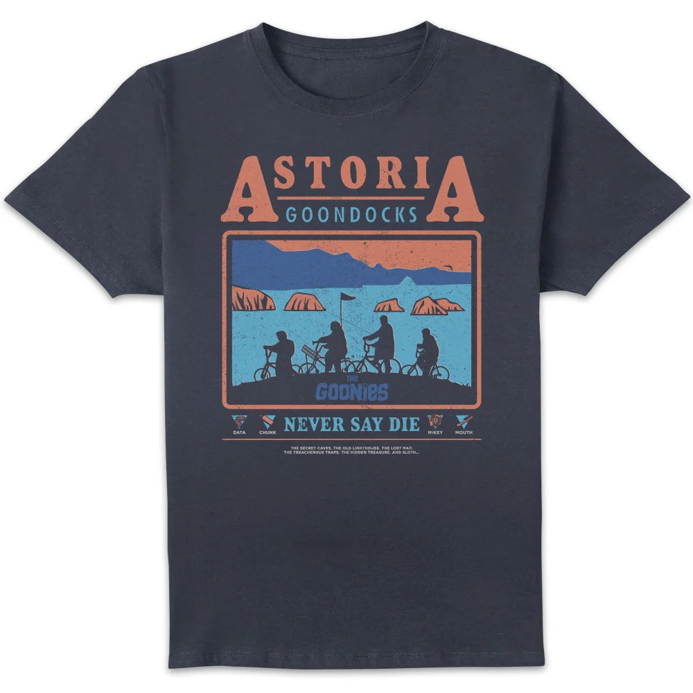 The Goonies Astoria Goondocks Unisex T-Shirt - Navy - S Afbeelding 1