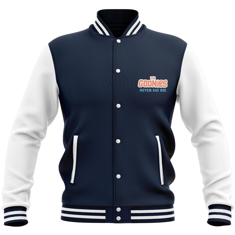 The Goonies Astoria Goondocks Unisex Varsity Jacket - Navy/White - S Afbeelding 1