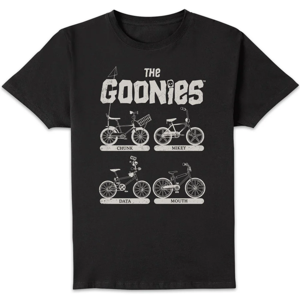 The Goonies Bikes Unisex T-Shirt - Black - S Afbeelding 1