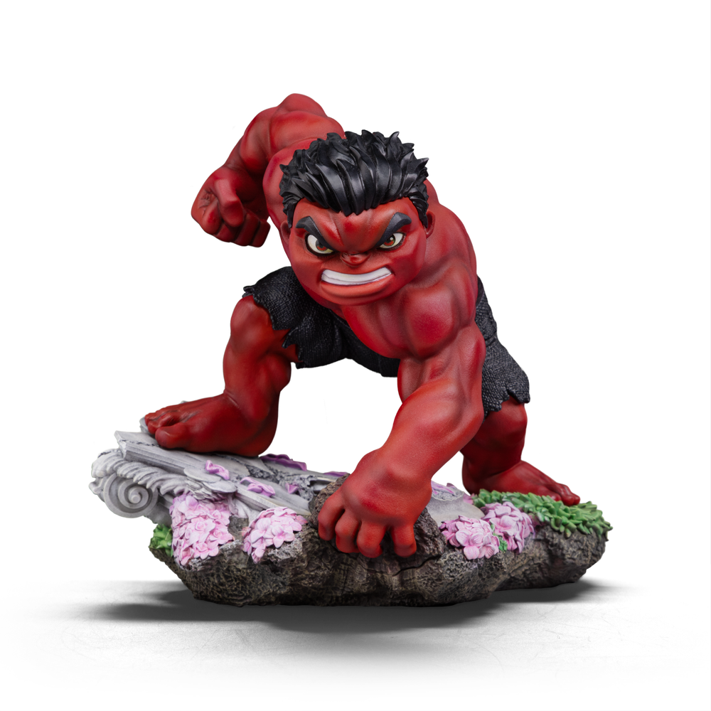 Iron Studios Captain America Brave New World Red Hulk MiniCo Figure Afbeelding 1