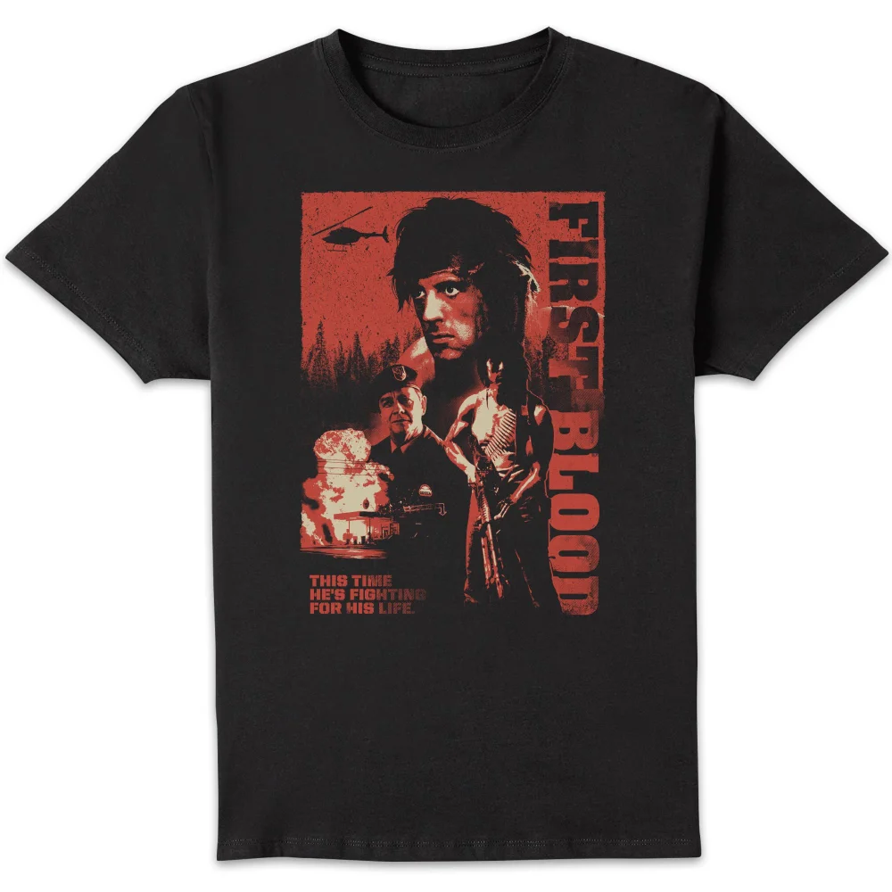 Rambo First Blood A War You Won't Believe Unisex T-Shirt - Black - S Afbeelding 1