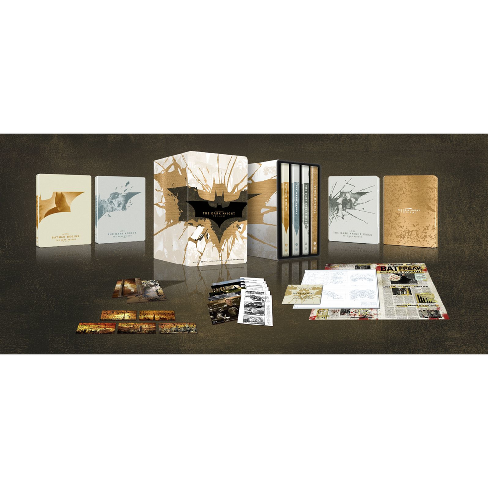 The Dark Knight Trilogy 20th Anniversary 4K & Blu-ray Steelbook Collection Afbeelding 1