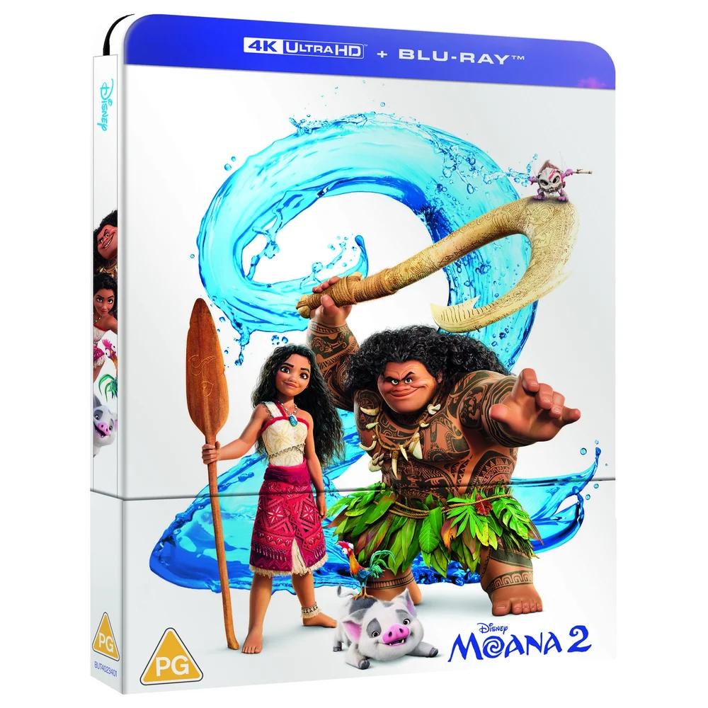 Disney's Moana 2 4K Ultra HD & Blu-ray SteelBook Afbeelding 1