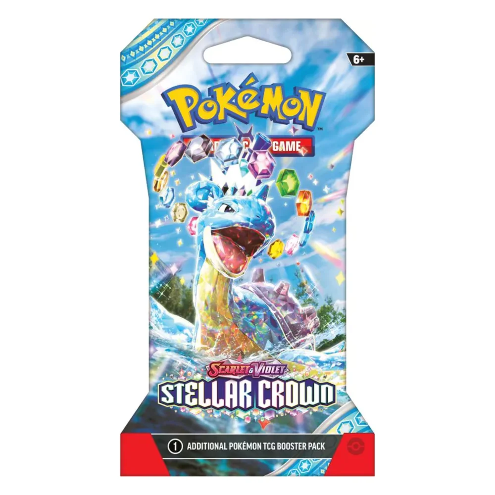 Pokemon TCG: Scarlet & Violet 7 Stellar Crown Sleeved Booster Afbeelding 1
