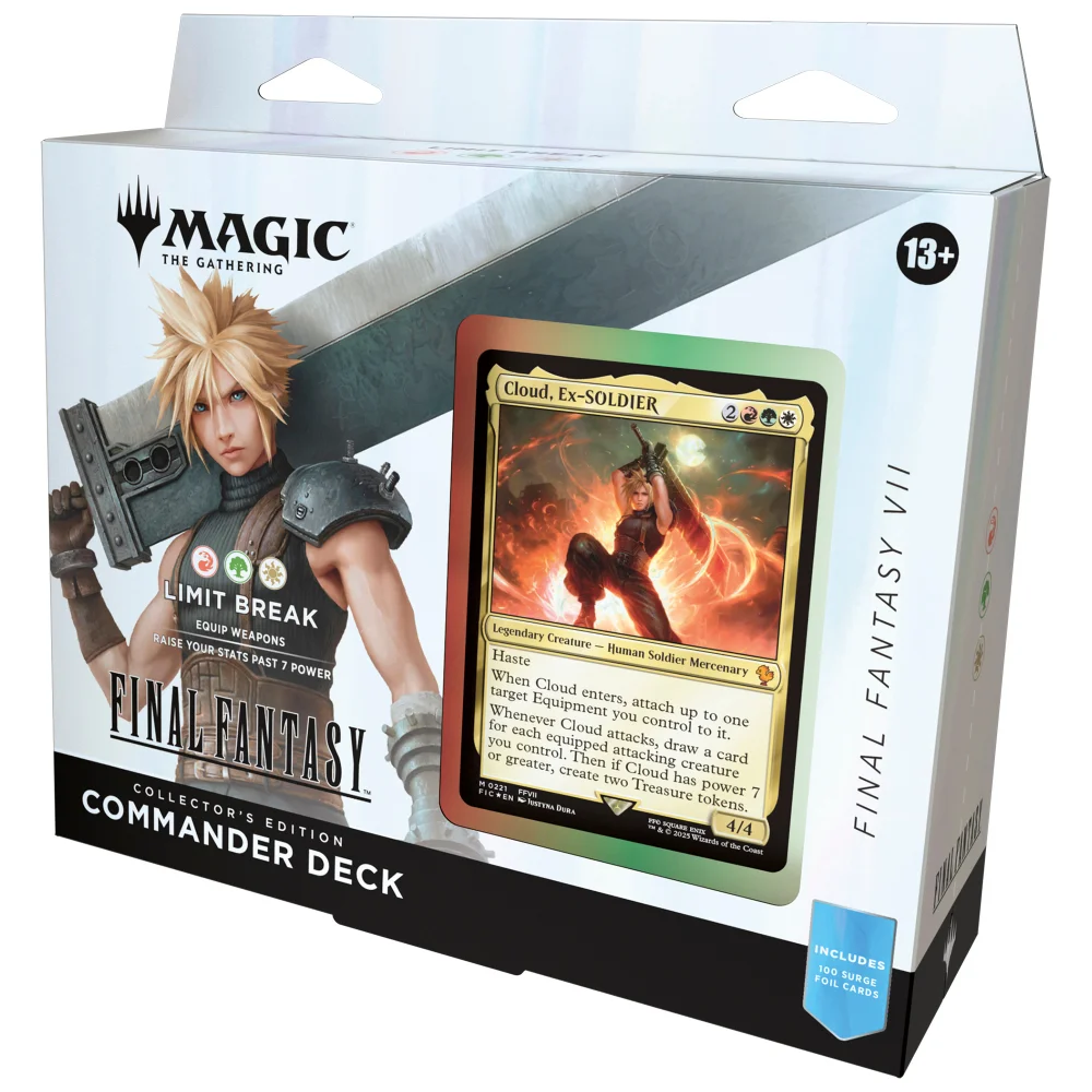 Magic: The Gathering Collector’s Edition FINAL FANTASY VII Commander Deck - Limit Break Afbeelding 1