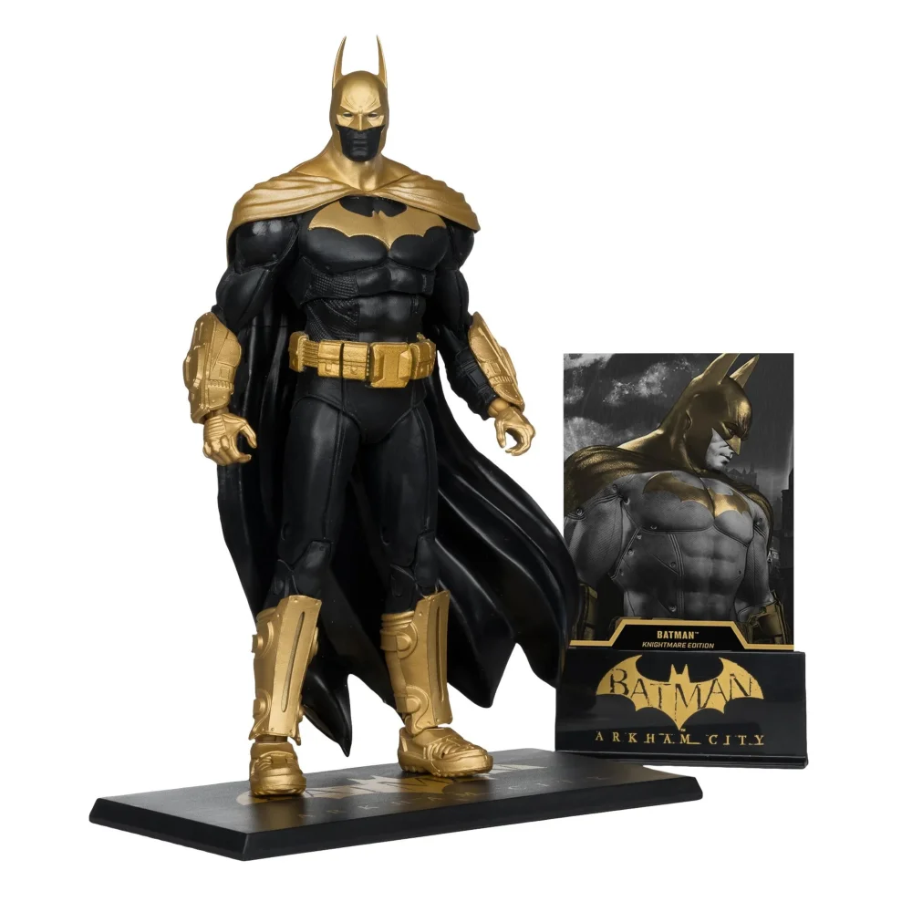 McFarlane DC Multiverse Arkham City Knightmare Batman Gold Label Version Action Figure (7") Afbeelding 1