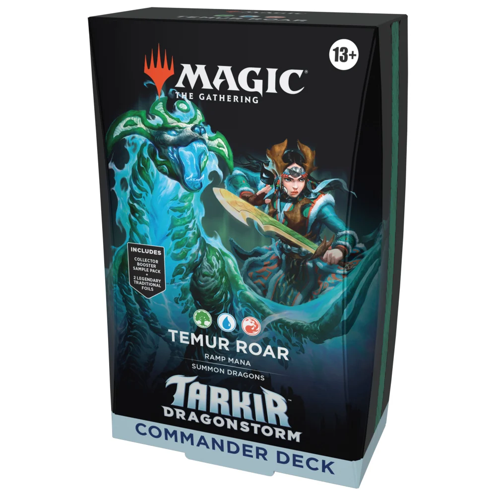 Magic: The Gathering Tarkir: Dragonstorm Commander Deck - Temur Roar Afbeelding 1