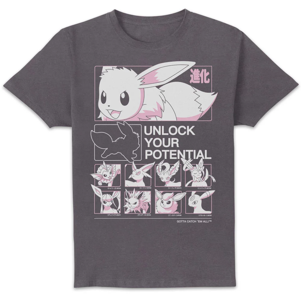Pokémon Most Evolved Unisex T-Shirt - Charcoal - S Afbeelding 1