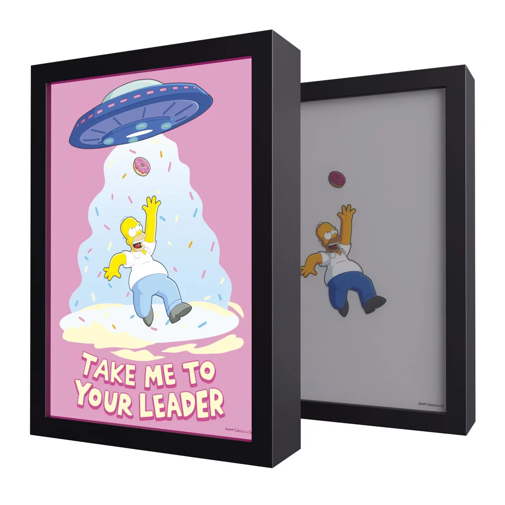 The Simpsons LED Framed Print Afbeelding 1