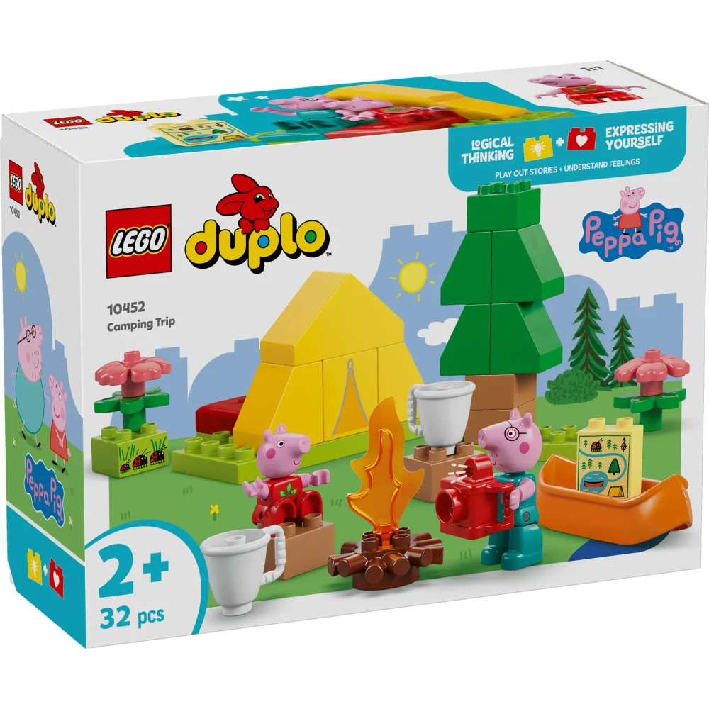 LEGO DUPLO Peppa Pig Camping Trip Toddler Learning Toy 10452 Afbeelding 1