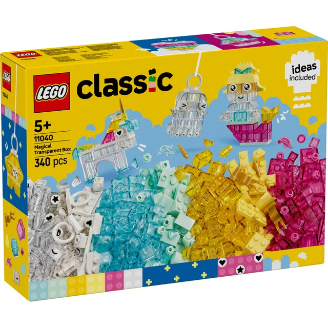 LEGO Classic Magical Transparent Box Building Toys Set 11040