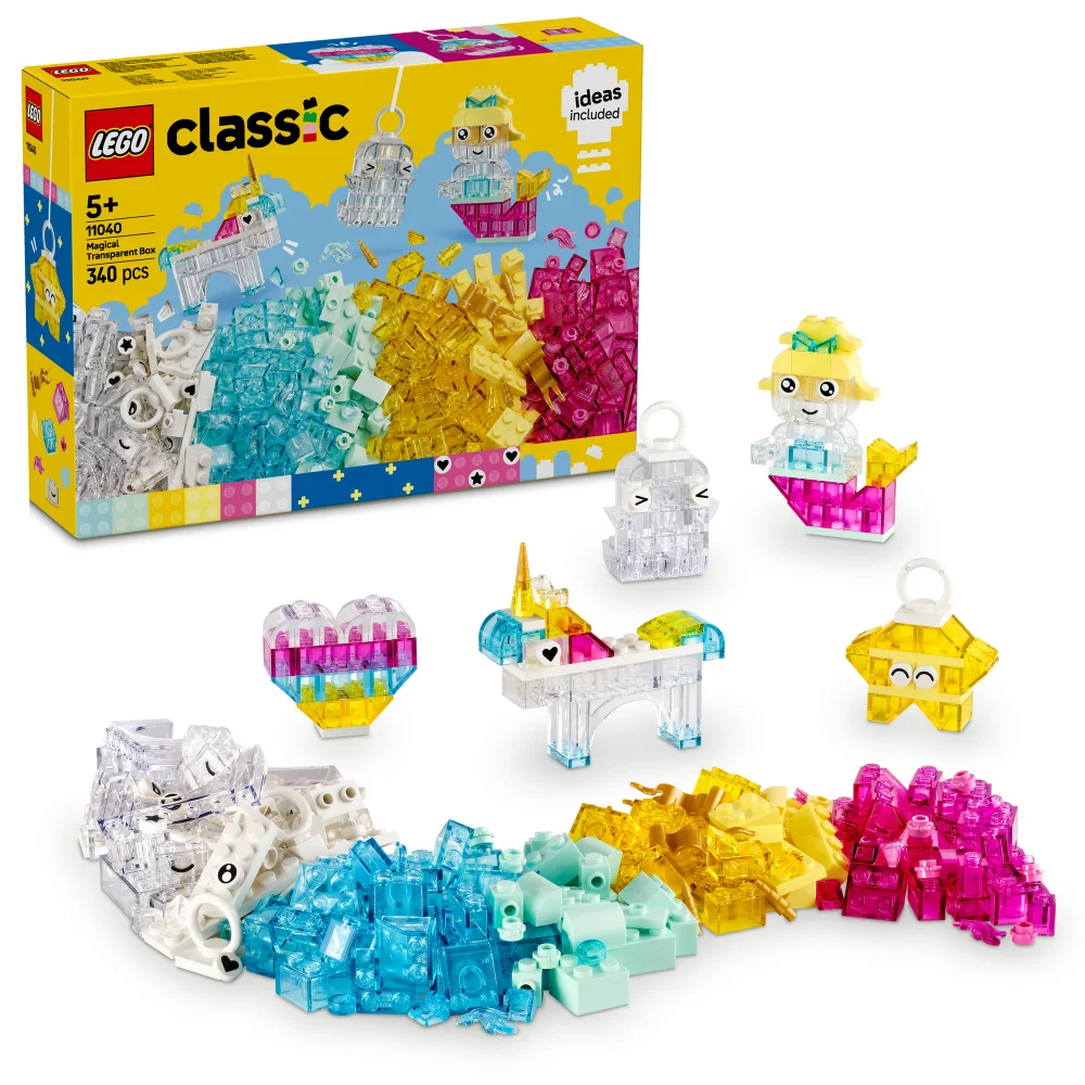 LEGO Classic Magical Transparent Box Building Toys Set 11040 Afbeelding 1