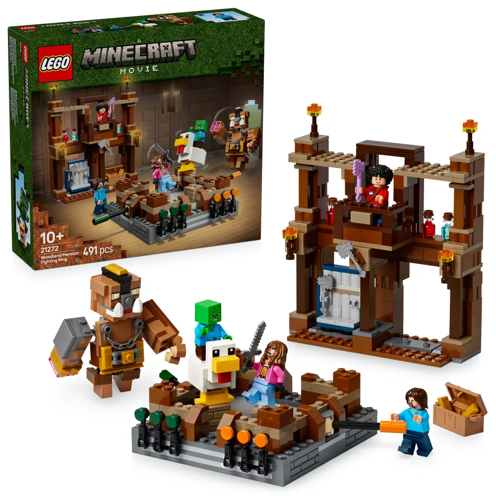 LEGO Minecraft Woodland Mansion Fighting Ring Toy Set 21272 Afbeelding 1