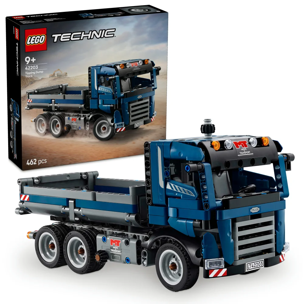 LEGO Technic Tipping Dump Truck Construction Toy Set 42203 Afbeelding 1