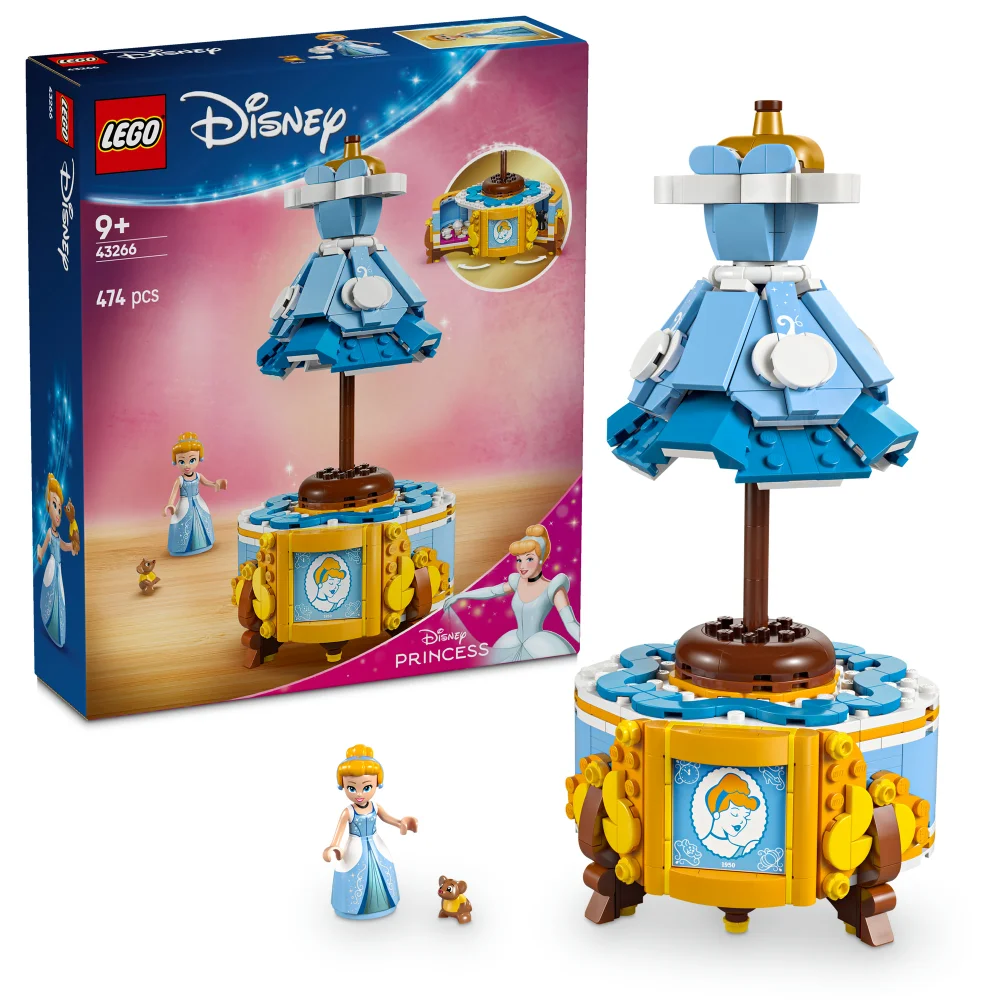 LEGO | Disney Princess Cinderella’s Dress Building Toy 43266 Afbeelding 1