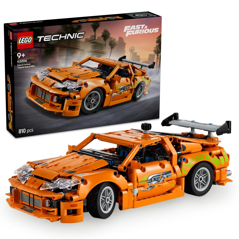 LEGO Technic Fast and Furious Toyota Supra MK4 Car Toy 42204 Afbeelding 1