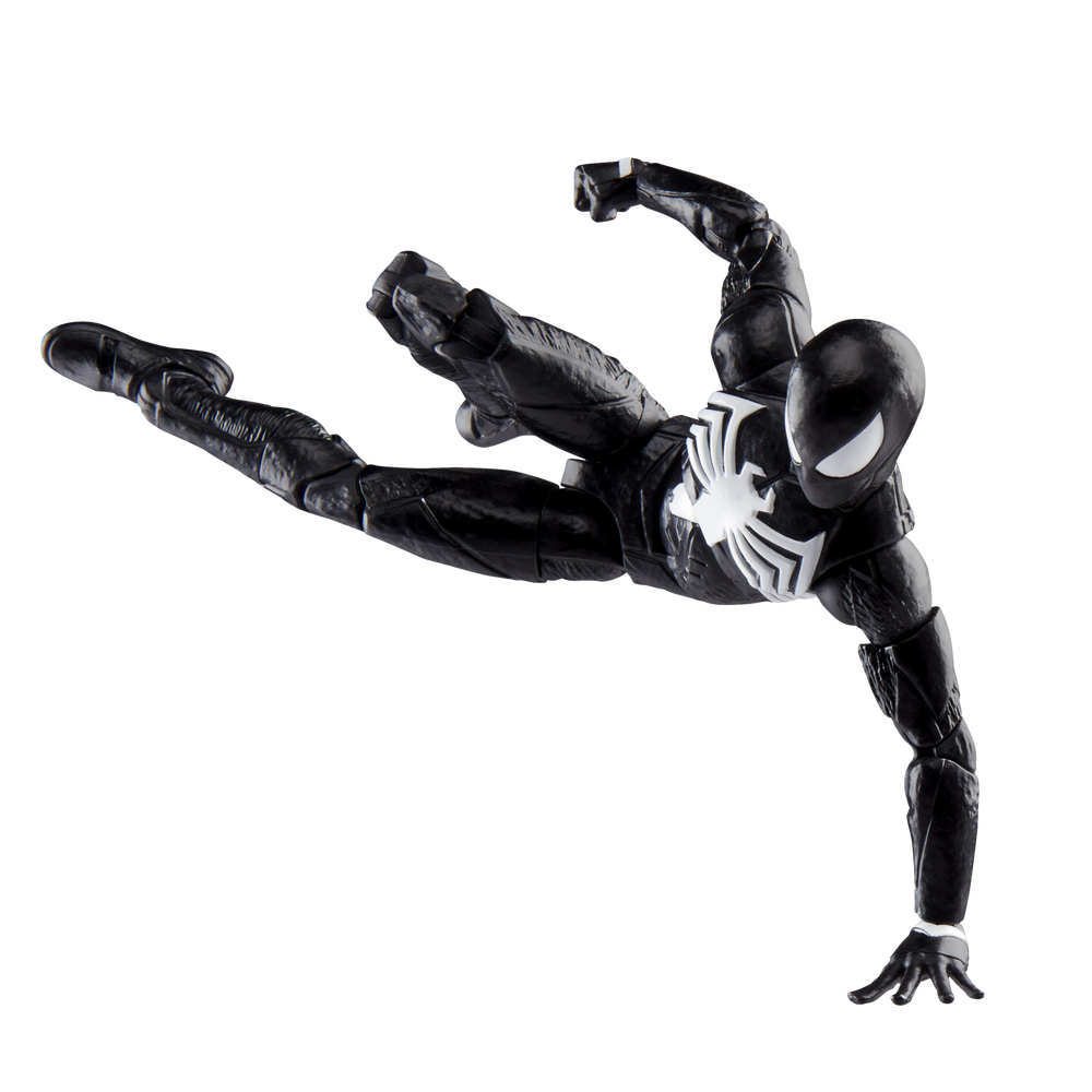 Hasbro Marvel Legends Series Gamerverse Peter Parker Black Suit Spider-Man Action Figure Afbeelding 1