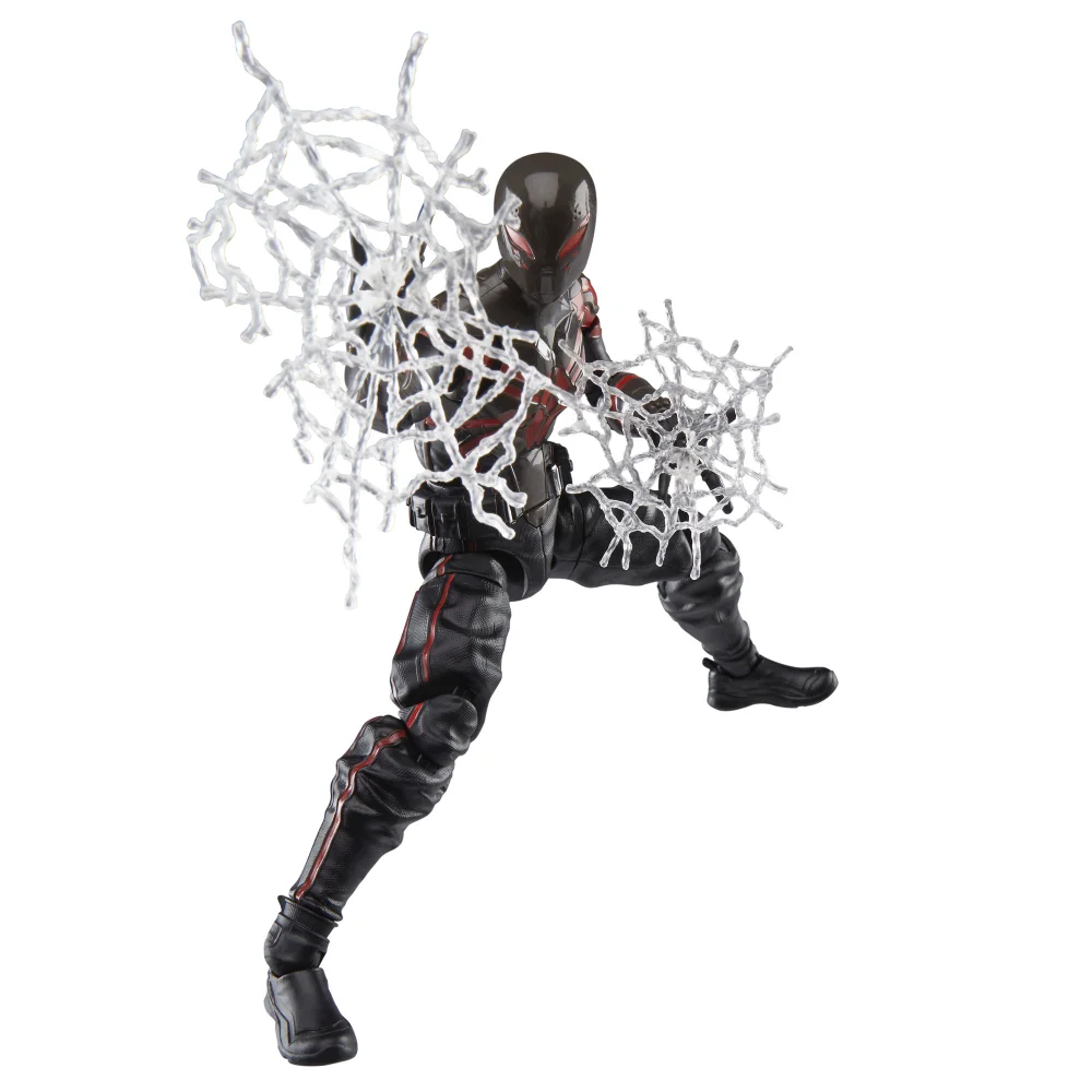 Hasbro Marvel Legends Series Gamerverse Miles Morales Brooklyn 2099 Suit Spider-Man Action Figure Afbeelding 1