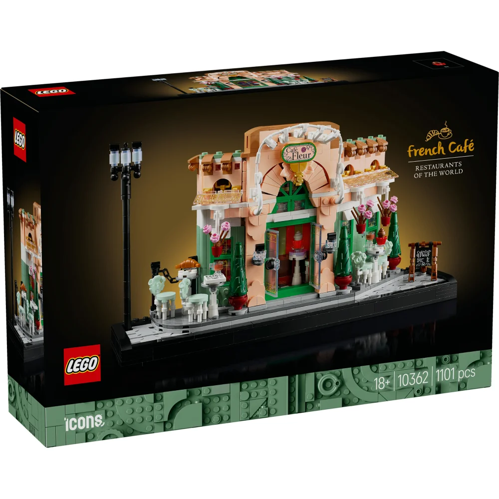 LEGO Icons French Café Home Decor Set for Adults 10362 Afbeelding 1