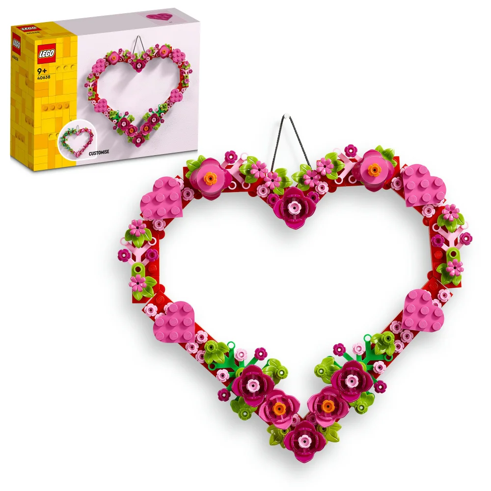 LEGO Heart Ornament Building Toy for Kids 40638 Afbeelding 1