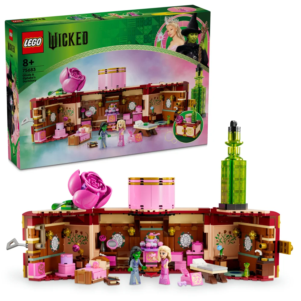 LEGO Wicked Glinda & Elphaba’s Dormitory, Movie Set 75683 Afbeelding 1