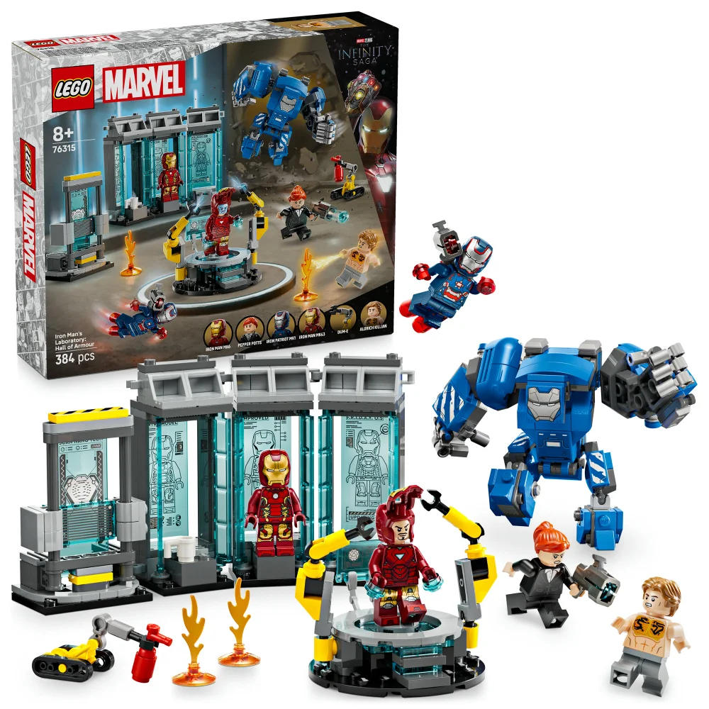 LEGO Marvel Iron Man’s Laboratory: Hall of Armour Set 76315 Afbeelding 1