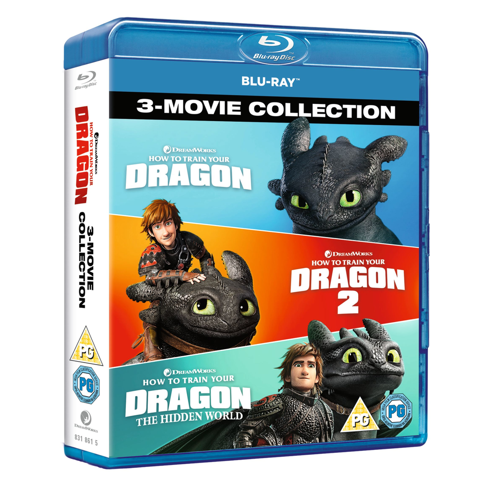 How to Train Your Dragon: 3 Movie Collection Blu-Ray Afbeelding 1