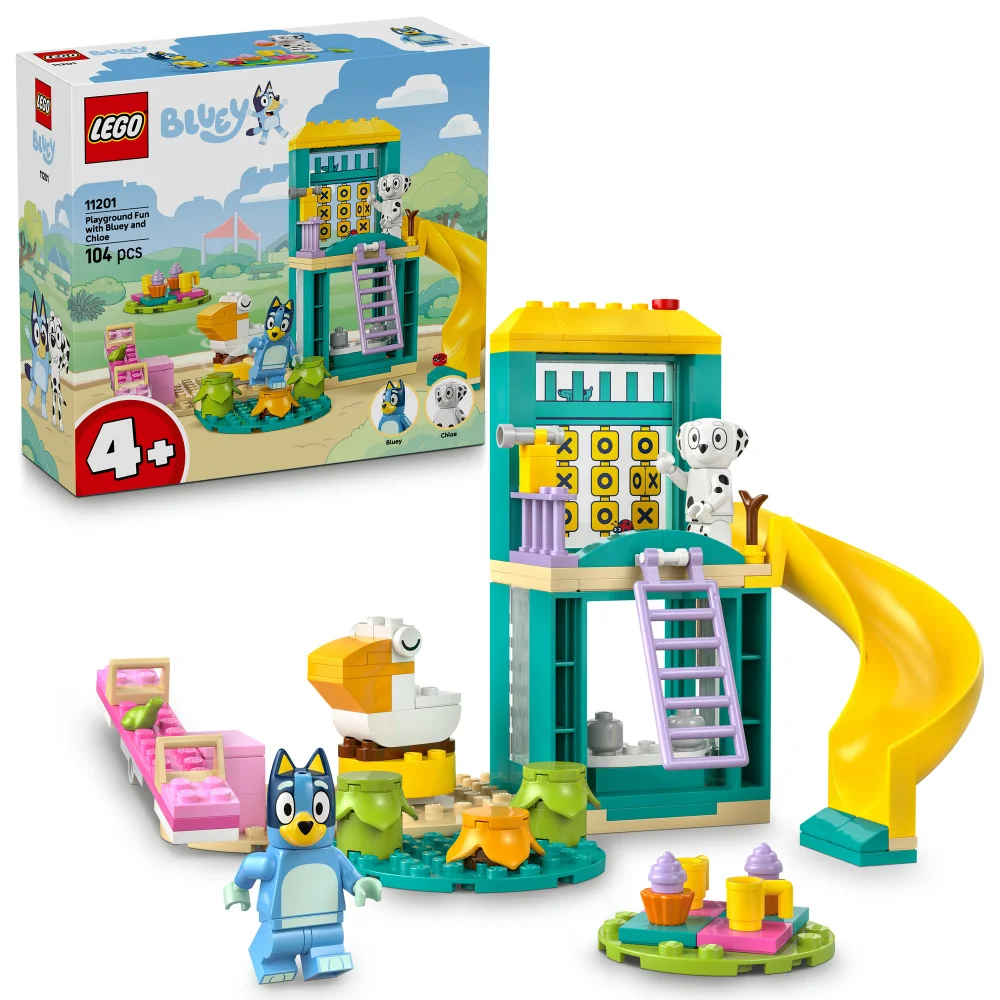 LEGO® Bluey Playground Fun with Bluey and Chloe Preschool Toy Building Kit 11201 Afbeelding 1