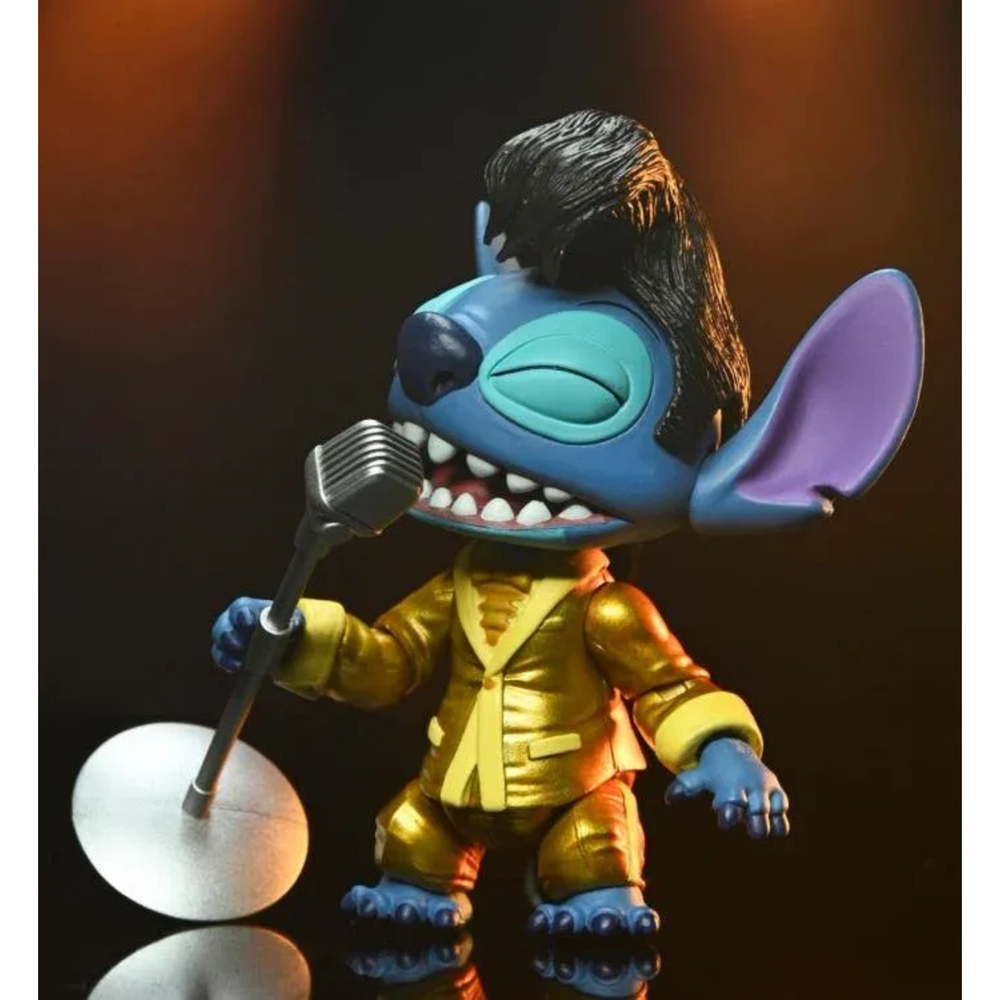 NECA - LILO AND STITCH GOLD SUIT ELVIS STITCH ULTIMATE 7 INCH SCALE ACTION FIGURE (DISNEY) Afbeelding 1