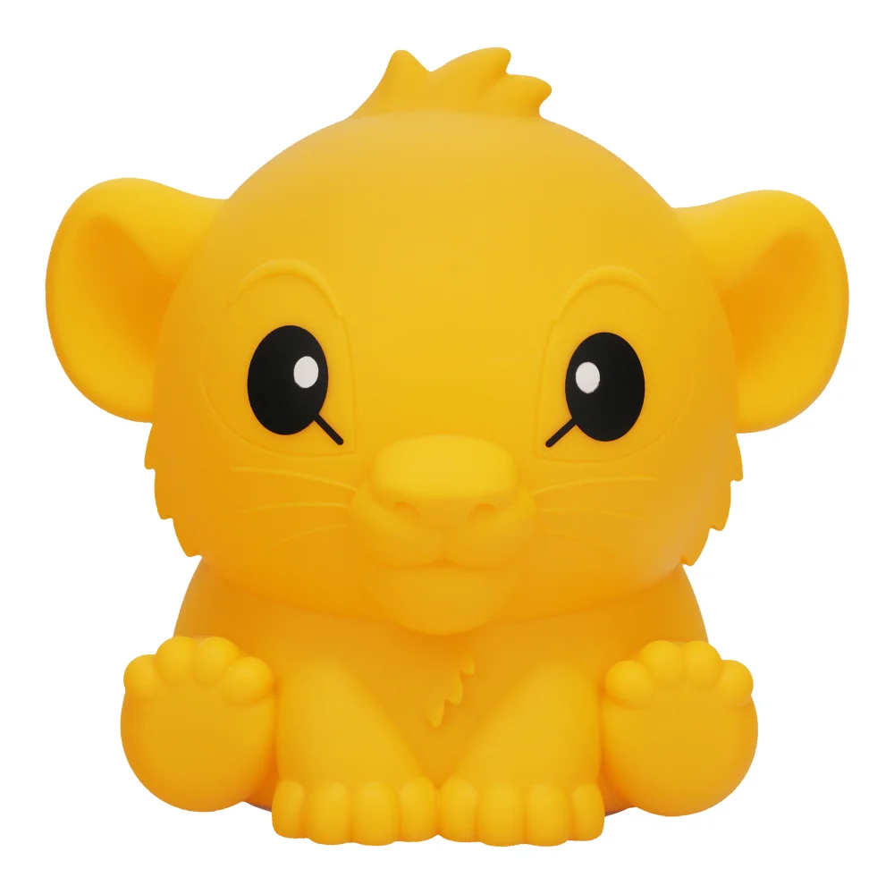 Disney Simba Squishyglo Silicone Light Rechargeable Afbeelding 1