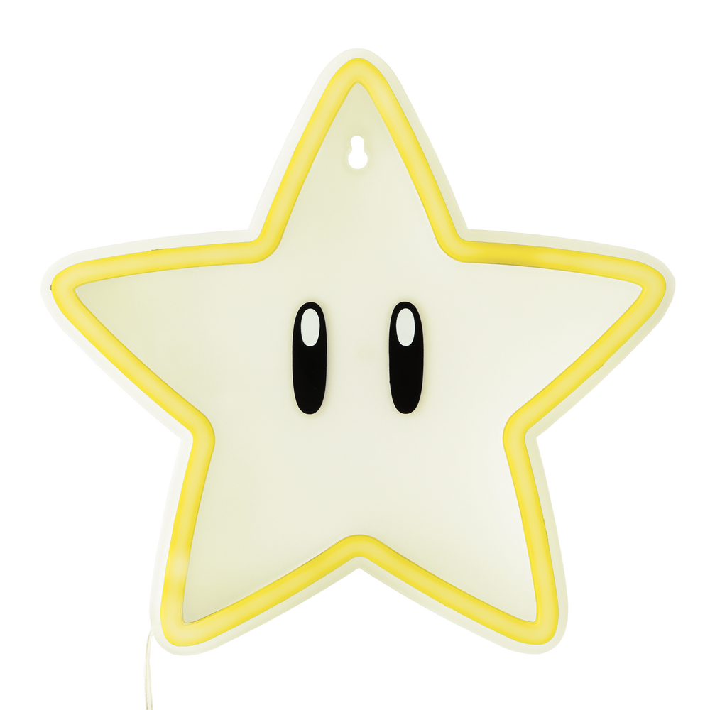 Super Mario Super Star Wall Mountable Led Neon Light Afbeelding 1