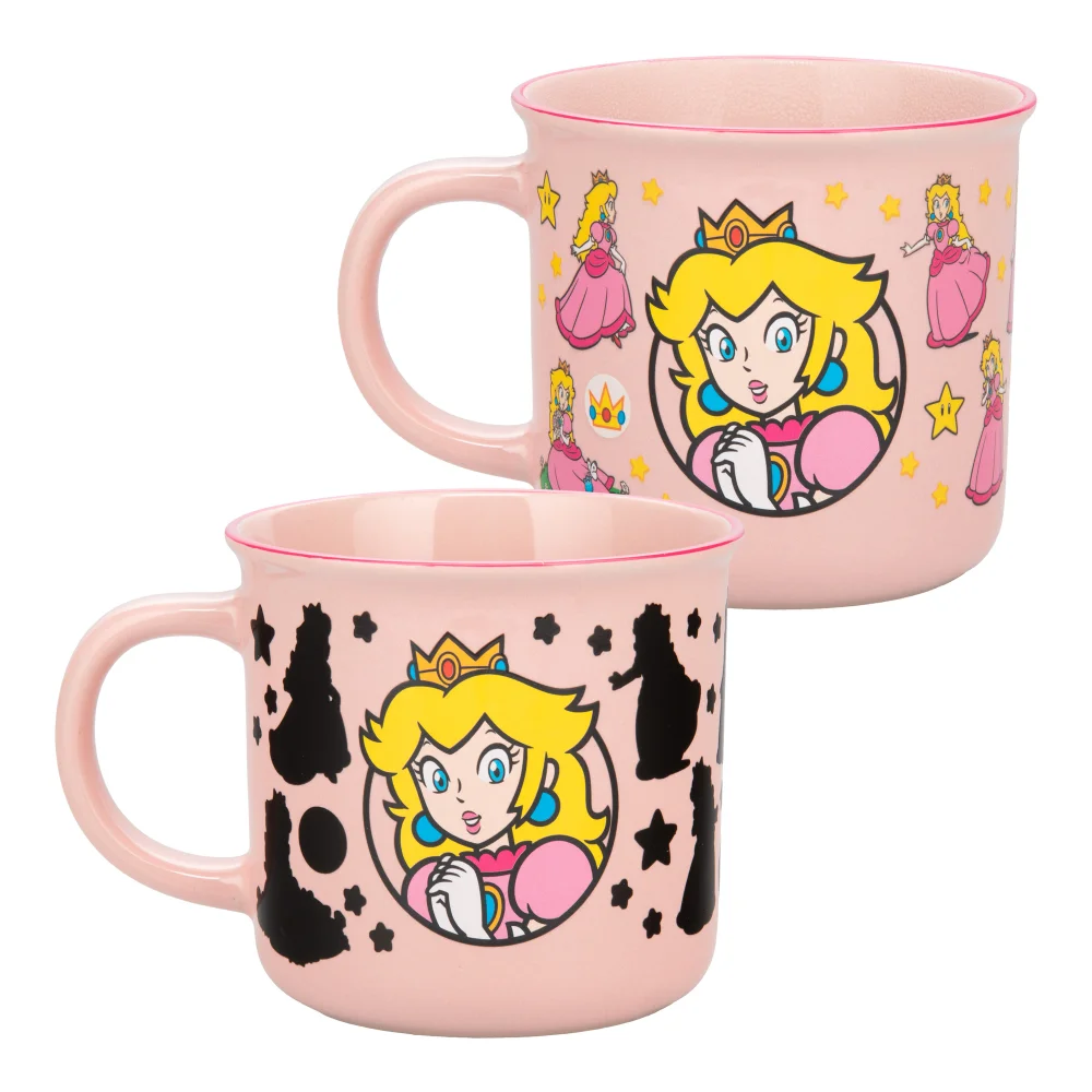 Super Mario Princess Peach Heat Change Mug Afbeelding 1