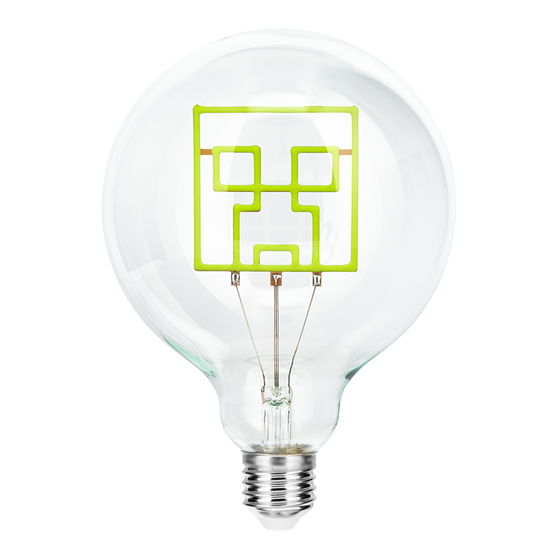 Minecraft Creeper Led Neon Bulb Afbeelding 1