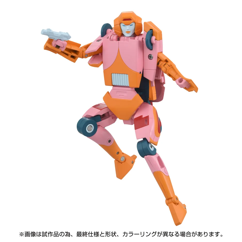 Hasbro Transformers Takara Tomy Missing Link C-07 Arcee Prototype Collectible Action Figure, 15+ Afbeelding 1