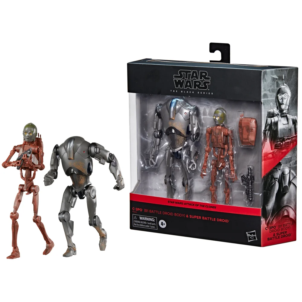 Hasbro Star Wars The Black Series C-3PO & Super Battle Droid Action Figures (6”) Afbeelding 1