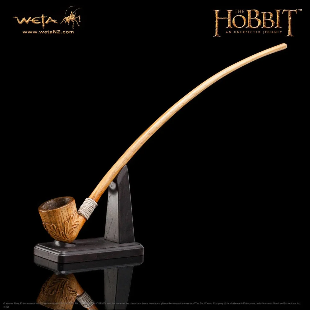 Weta Workshop The Hobbit An Unexpected Journey Replica 1/1 Scale The Pipe of Bilbo Baggins 35cm Afbeelding 1