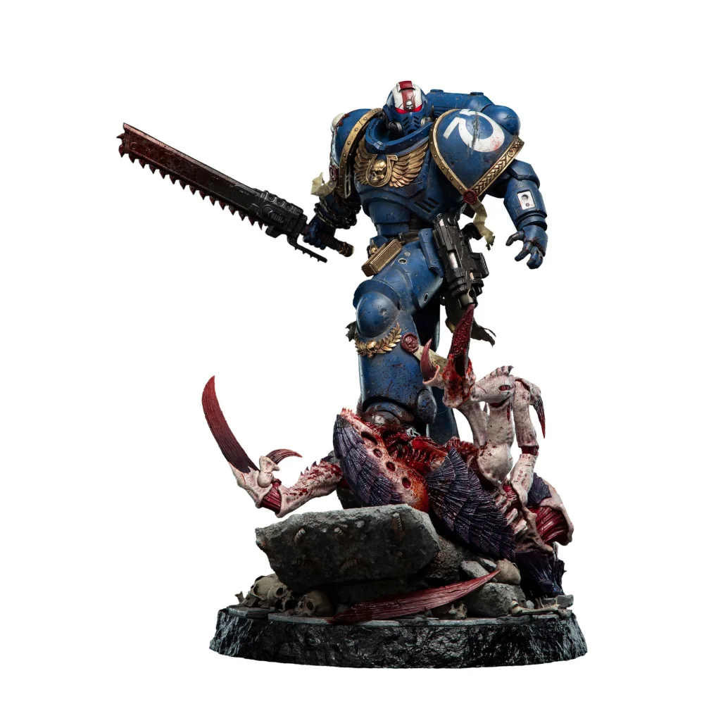Weta Workshop Warhammer 40,000: Space Marine 2 Statue 1/6 Scale Lieutenant Titus Limited Edition 63cm Afbeelding 1